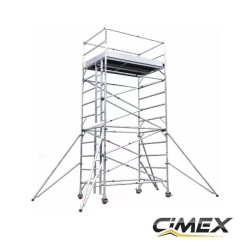 Schela din aluminiu, Înălțime de lucru 6 metri