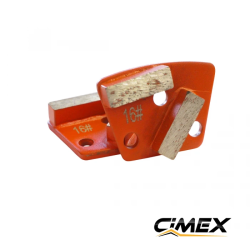 Disc diamantat pentru șlefuirea betonului Grindex 450/600 Grit 16 (trapez)