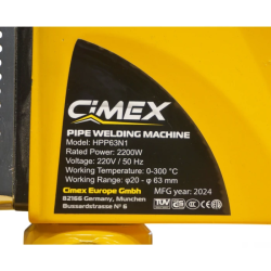 Liptitor pentru țevi din polipropilenă Ø20-Ø63, 2200W