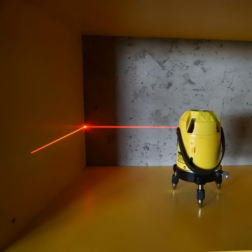 Laser level with 5 beams, self-leveling CIMEX 1H4V