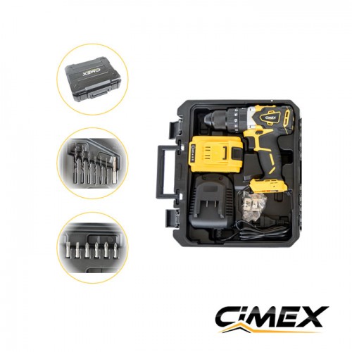 Şurubelniţa reîncărcabila cu impact CIMEX CD18V62NM-B