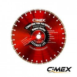 Disc diamantat pentru materiale de construcţii 450 mm CIMEX CMS450