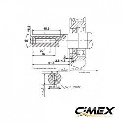 Motor pe benzină 6.5 CP CIMEX G200
