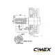 Motor pe benzină 13 CP CIMEX G390
