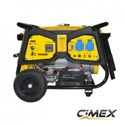Generator de curent 3,0 kW cu pornire electrică, AVR și roți - CIMEX PG4000S