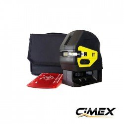 Nivel cu razelaser punctat cu 5puncte exacte + linii încrucișate CIMEX SL5D